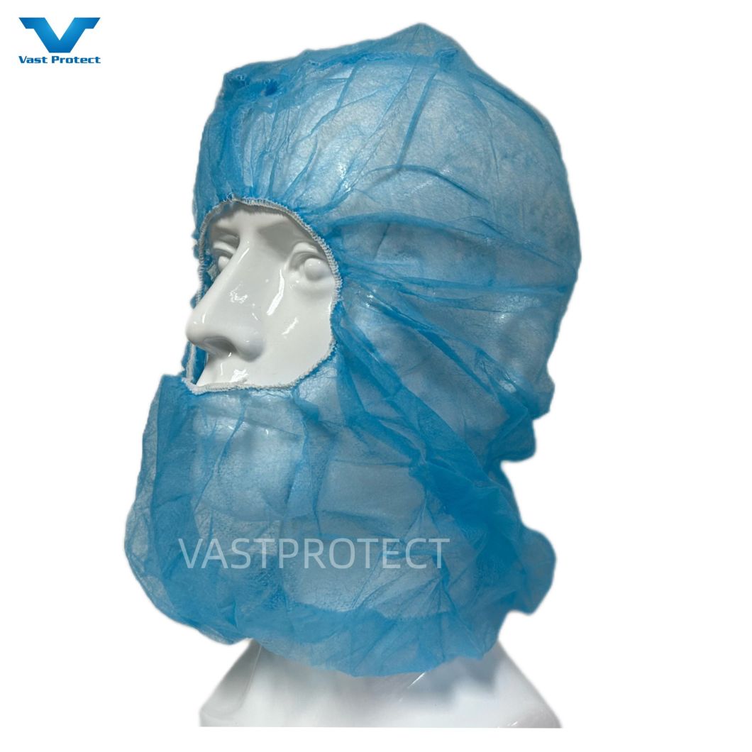 Disposable Protective Head Cover Polypropylene Non-Woven PP Ninja Balaclava Hood Astronaut Space Pirate Cap