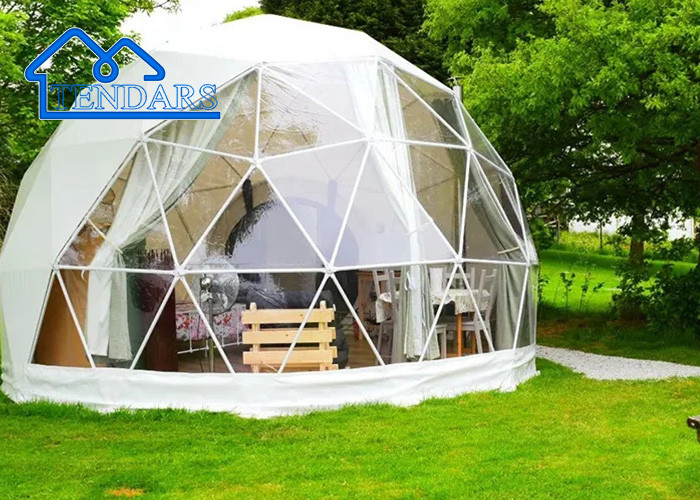 Outdoor Diy Geo Dancing Commercial Dome Tent Flame Redartant UV Resistant Water Proof