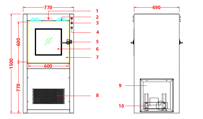ISO-Certified Air Shower Pass Box | 304 Stainless Steel & ≤60dB Quiet | Pharma/Food Safe