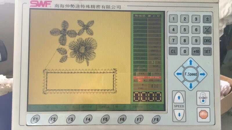 Used SWF Multi Needle Embroidery Machine 2Nd Hand Embroidery Machine