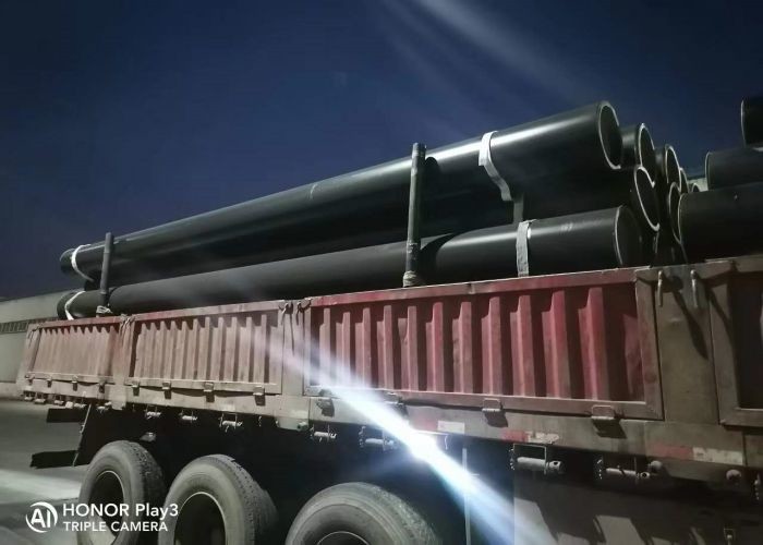 Black ASTM A53 Welded Steel Pipe Grade B For Water / Building