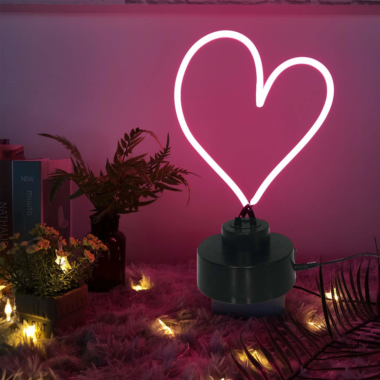 AC110V Living Room Neon Sign Neon Pink Room Decor 6.5 KGs