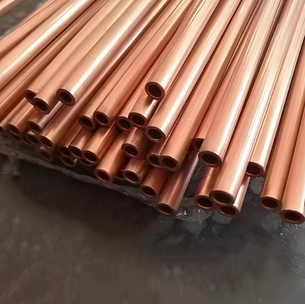 C10700 C12000 T2 Pure Seamless Copper Tubing Round/Square/Rectangular Copper Pipe For HVAC Refrigeration