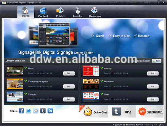 46inch Android lcd ad player,standing digital signage