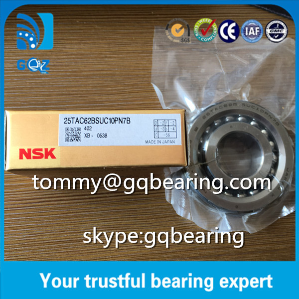 Spindle Ball Support Super Precision Bearings NSK 25TAC62BSUC10PN7B