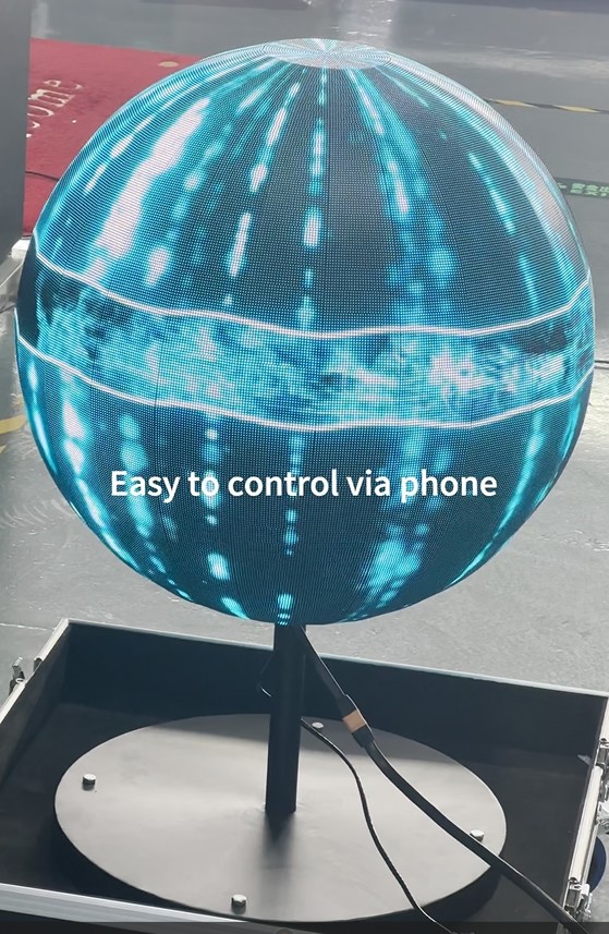 IP31 Grade Indoor Creative Led Sphere Display With SMD 1515 2121 LED Lamp