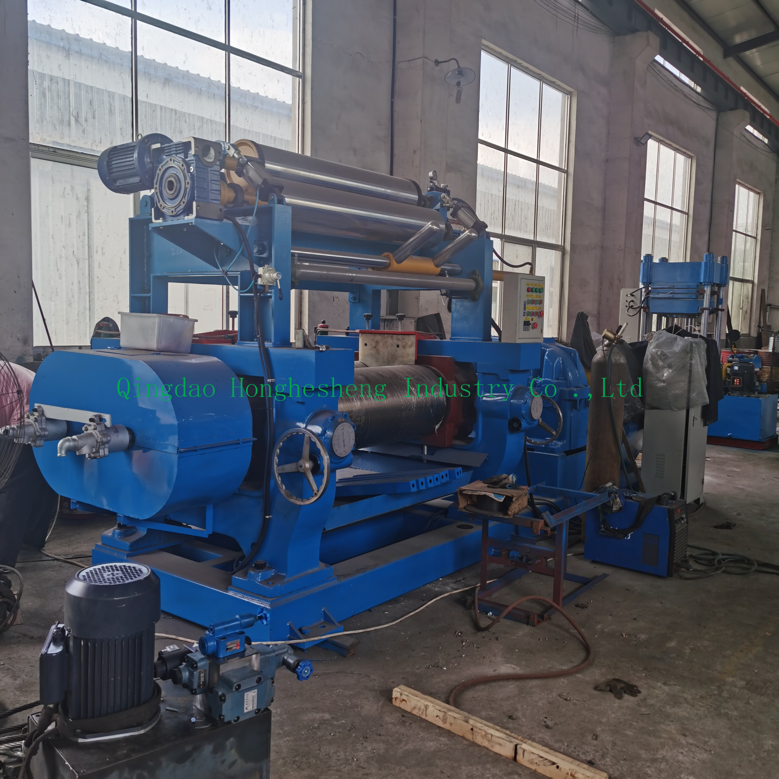 Open Two Roll Rubber Mixer Machine Open Type