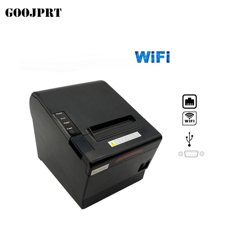 Fast Printing Serial POS Receipt Printer RS232 USB LAN Ports Low Noise
