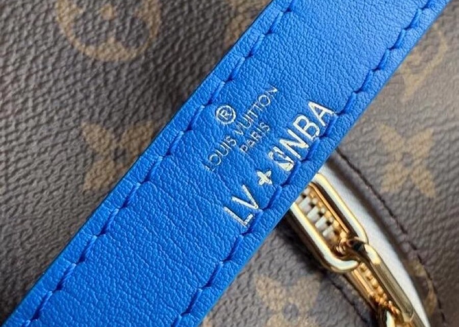 Monogram Printing Leather Chain Casual Handbags Shoulder Bags With Zipper Opening