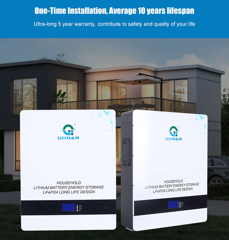 5KW Practical Wall Mounted Solar Battery , Home Solar Power Wall