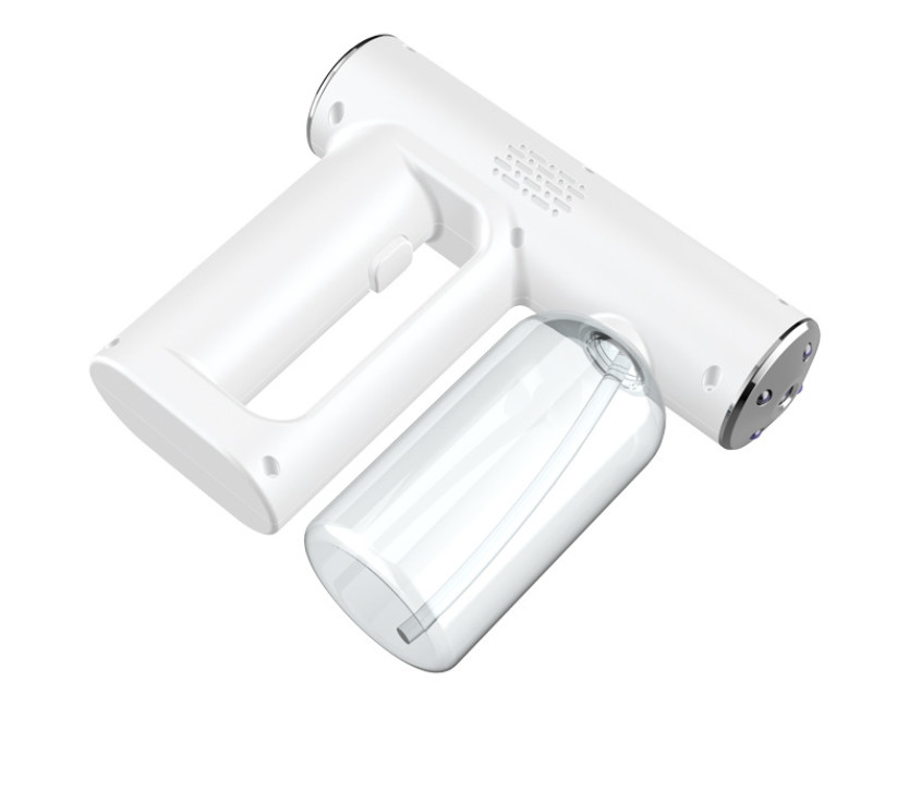 Electric HandHeld Atomizing Air Disinfection Gun Rechargeable Blue Light Atomizing Sterilization Spray