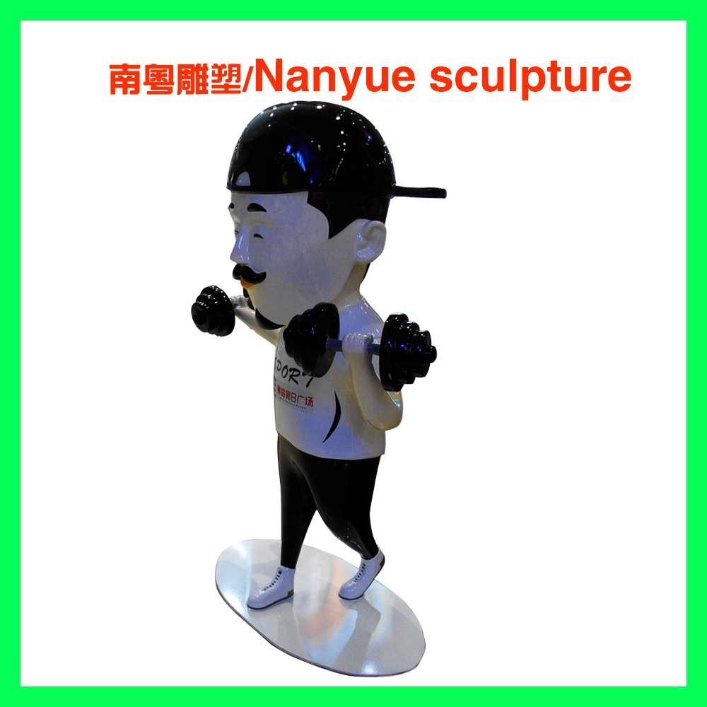 life size fiberglass colorful cartoon statue in theme decoration as decoration in park or hall center
