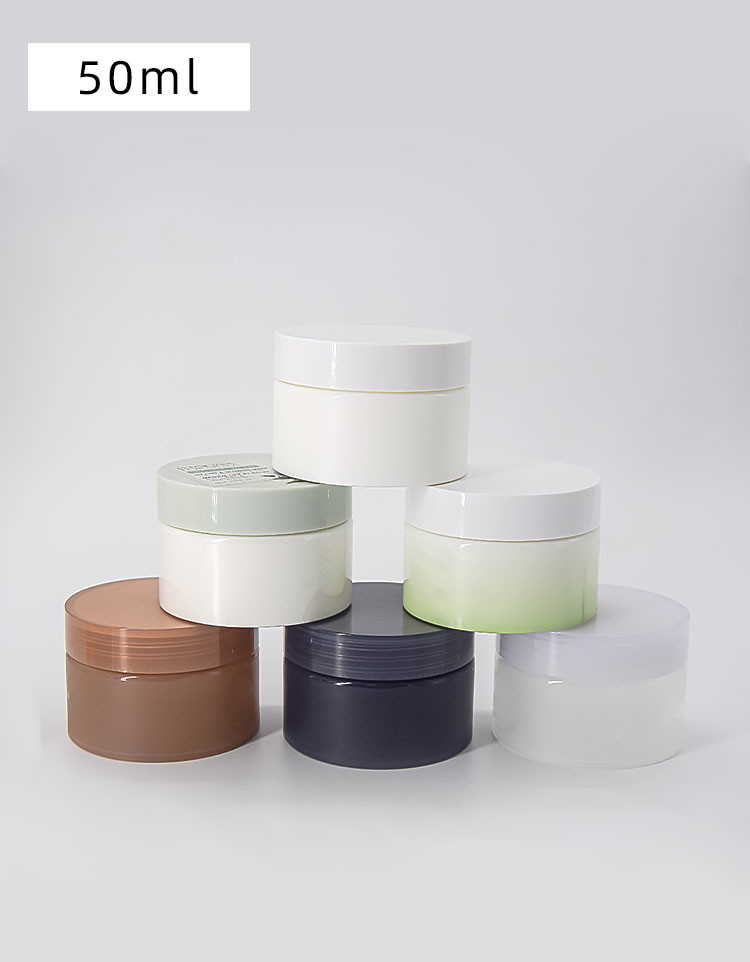 Compact Leak Proof 50g Cosmetic Cream Hair Jars OD 51mm