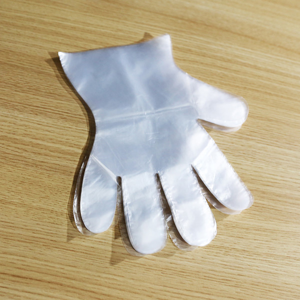 Polyethylene Kitchen Disposable HDPE Gloves For Food Processing