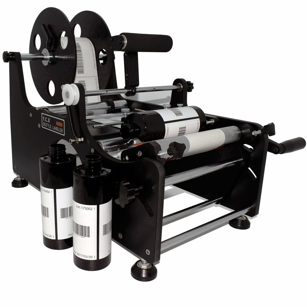 Manual Drink Beer Bottle Label Maker Labeling Machines TB-26S