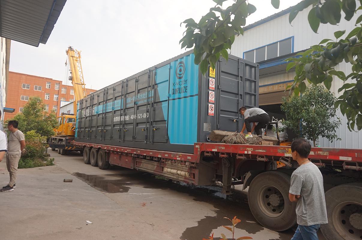 Skid Mounted Container Disc Tubular 2 Stage DTRO Reverse Osmosis System