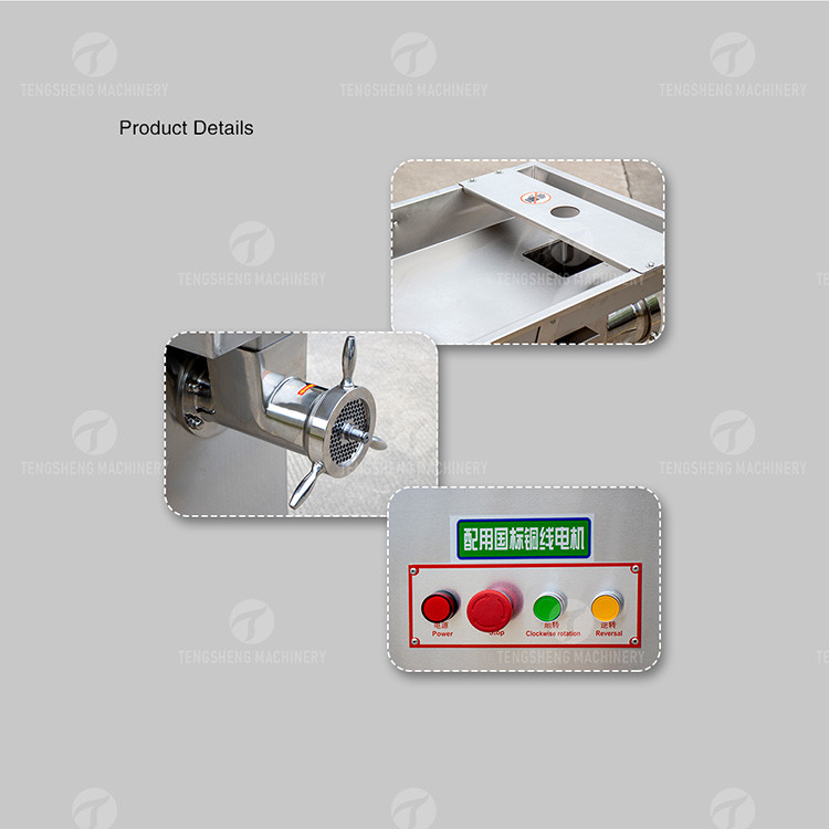 Reconstituted Separate Industrial Meat Mincer , Meatball Processing Machine