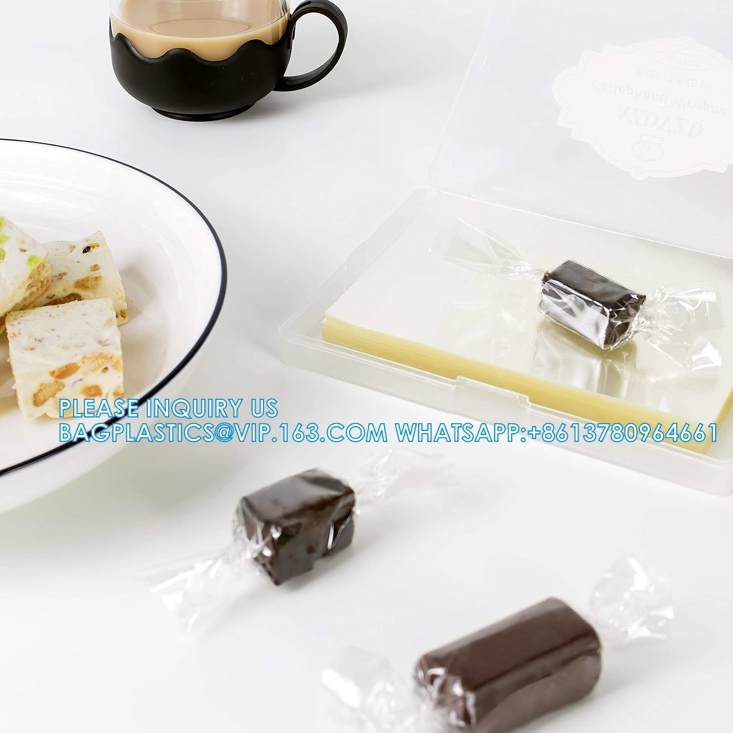 Cellophane Wrap Roll - Xmas Cellophane Wrap For Christmas To Wrap Gift Basket, Treat, Wine, Party Decoration