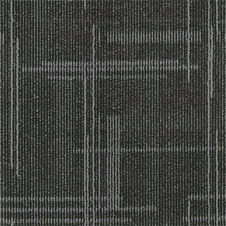 Modern grid pattern 1/12 inch pp floor carpet tile