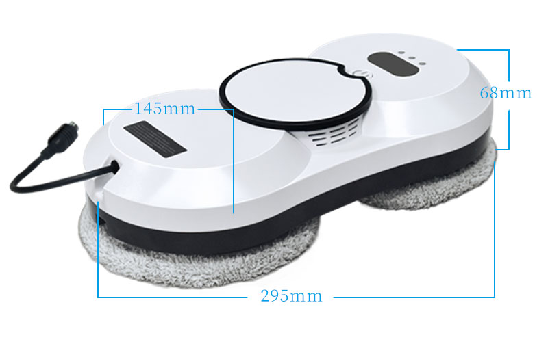 30ml 67dB Window Cleaner Robot Skyscraper Cleaning Robot With Water Spray