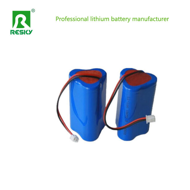 18650 Lithium Ion Battery Pack 3s 11.1v 2600mAh For CCTV Camera