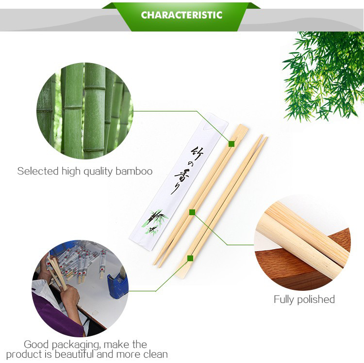Hot sell Eco-friendly disposable bamboo chopsticks for restaurant