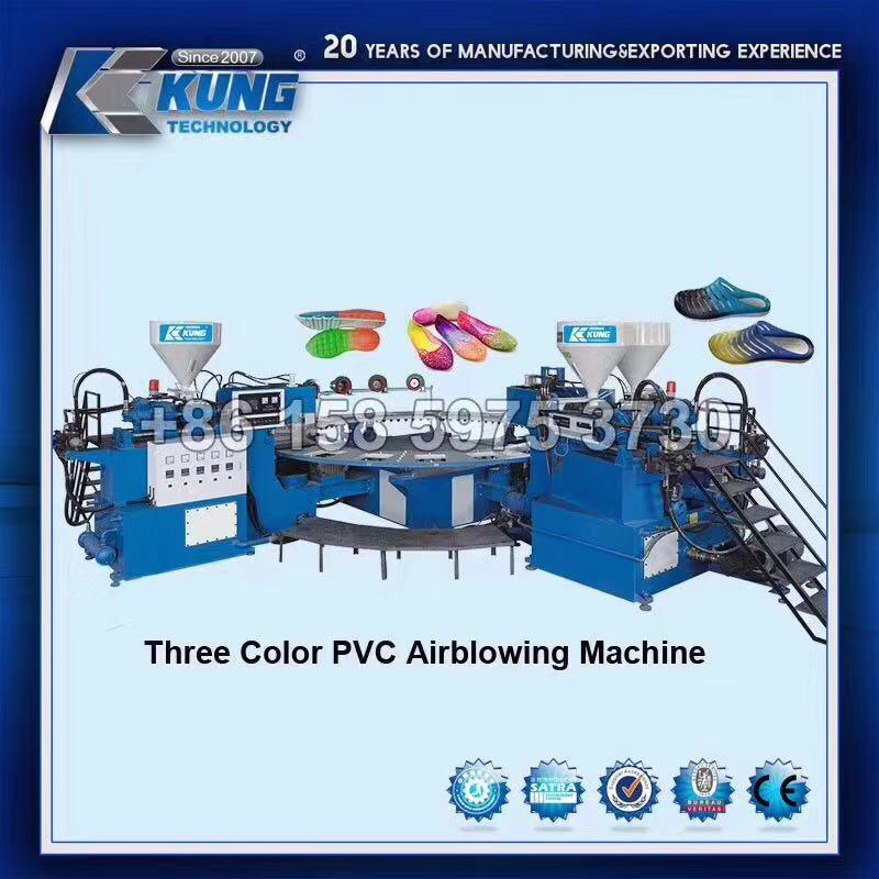 Three Color PVC Airblowing Machine