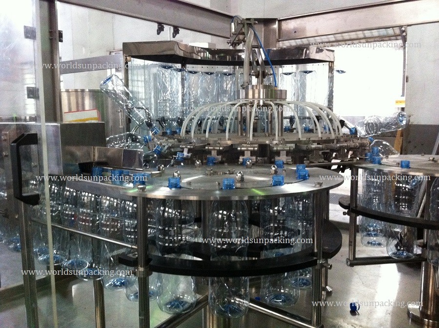 Monobloc CGF24/24/8 12000BPH Glass Bottle Filling and capping 2 in 1 or 3 in 1 Machine
