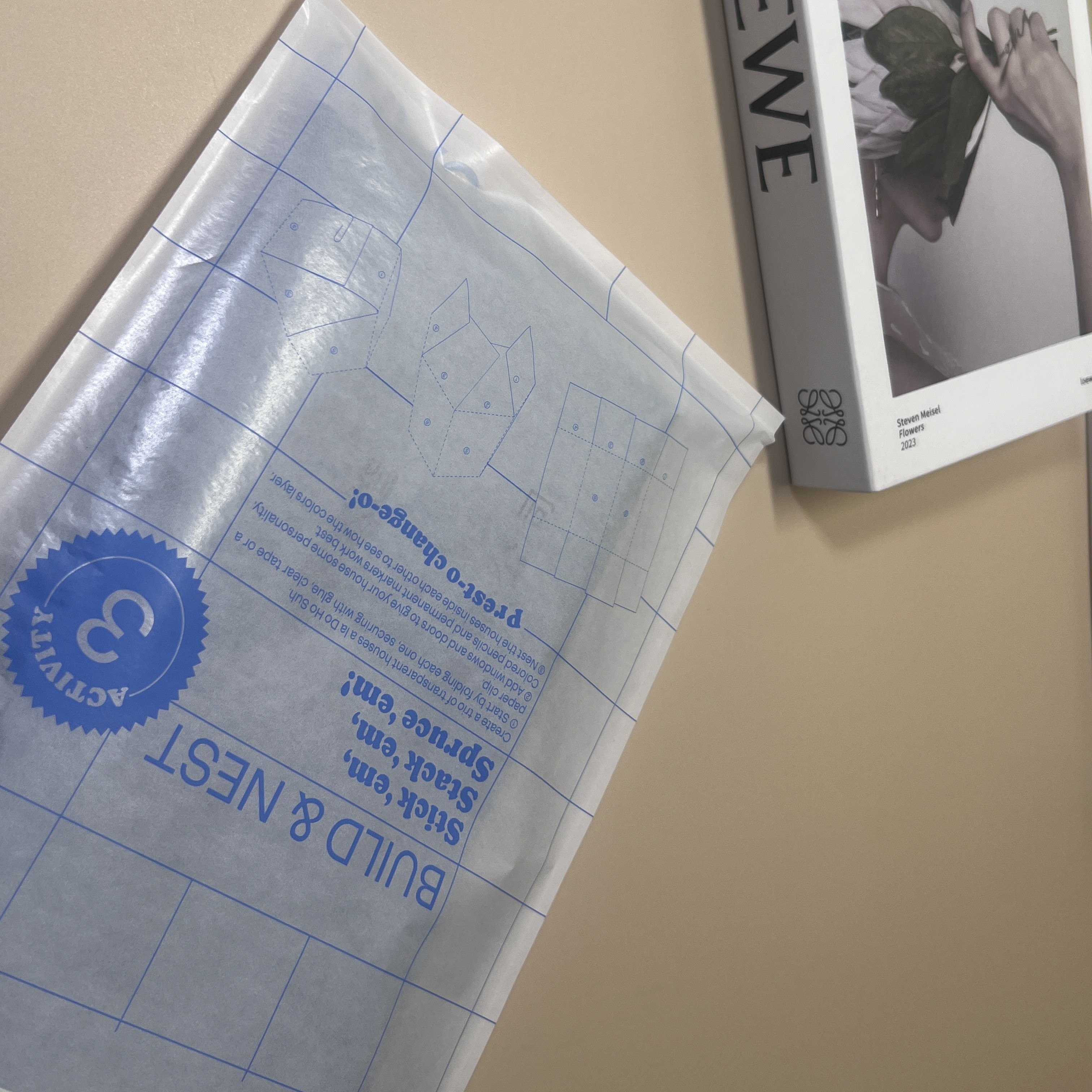 White Translucent Glasin Paper Bag Large Stock For Clothing Packaging