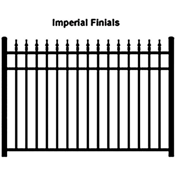 4ft Galvanized Wrought Iron Fence With Powder Coating 1.2mm-2.5mm