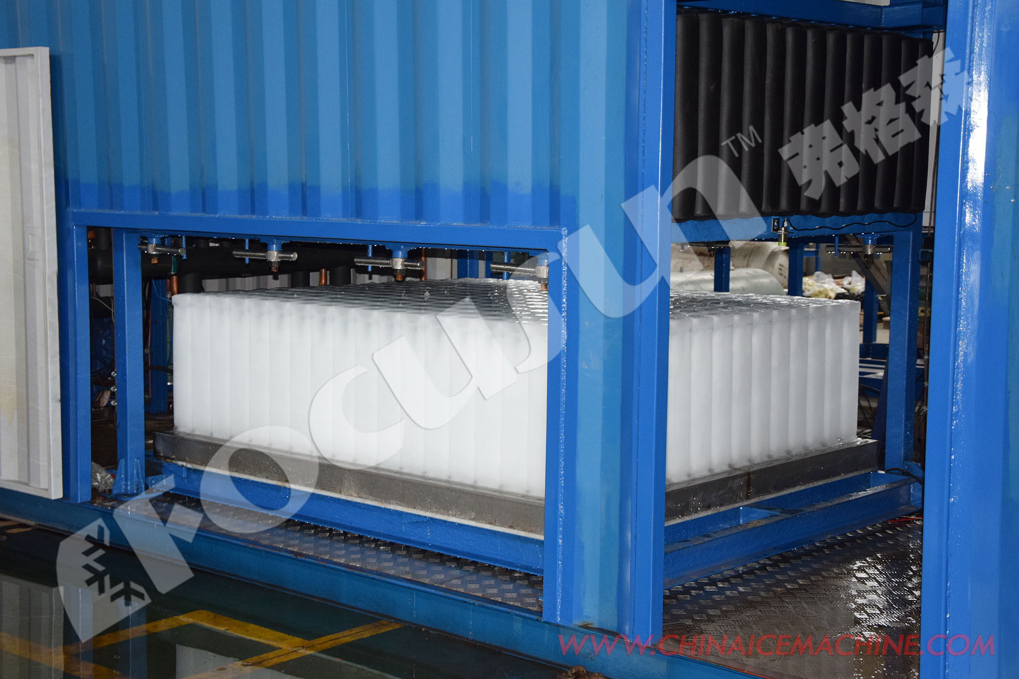 R404 Refrigerant Container Type Block Ice Machine for Seafood Preservation 5Ton/Day