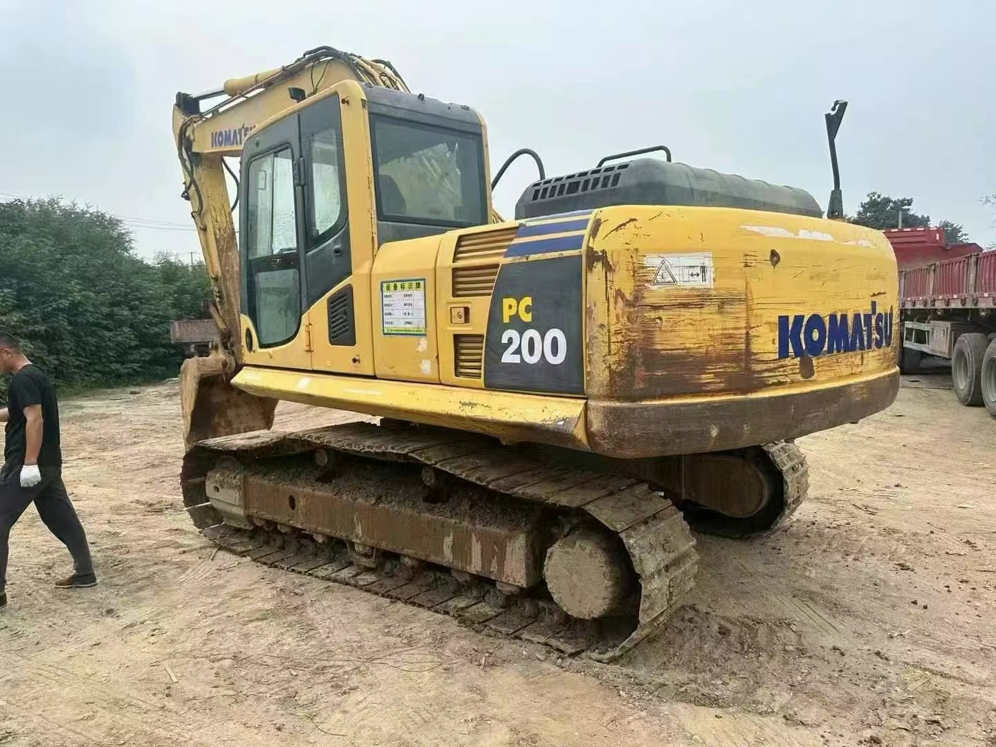 Original Japan Used Excavator Komatsu 200 For Mining And Construction