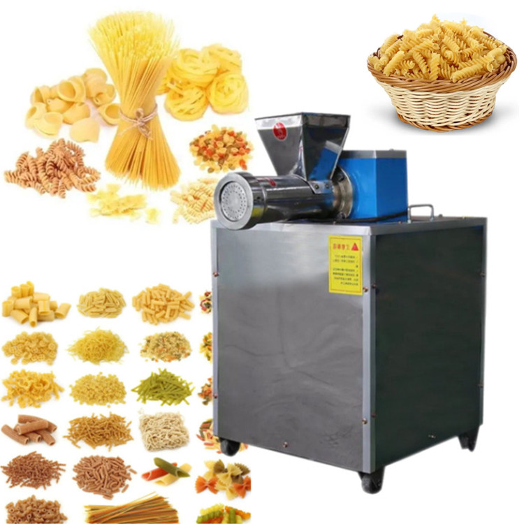 Using different molds to make pasta hollow noodle molding machine