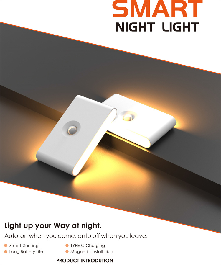Hotel Motion Sensor LED Light Portable Motion Detector Lights