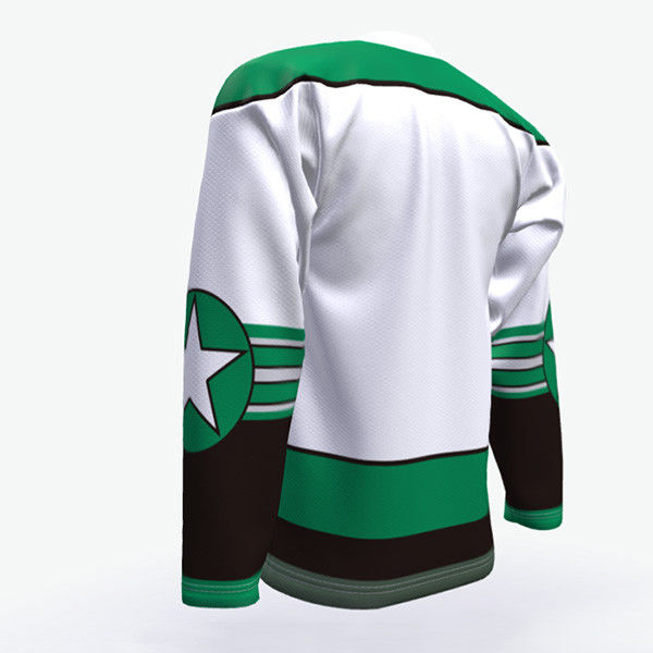 Free Design Custom Youth Ice Hockey Jerseys , 100% Polyester Ice Hockey Wear