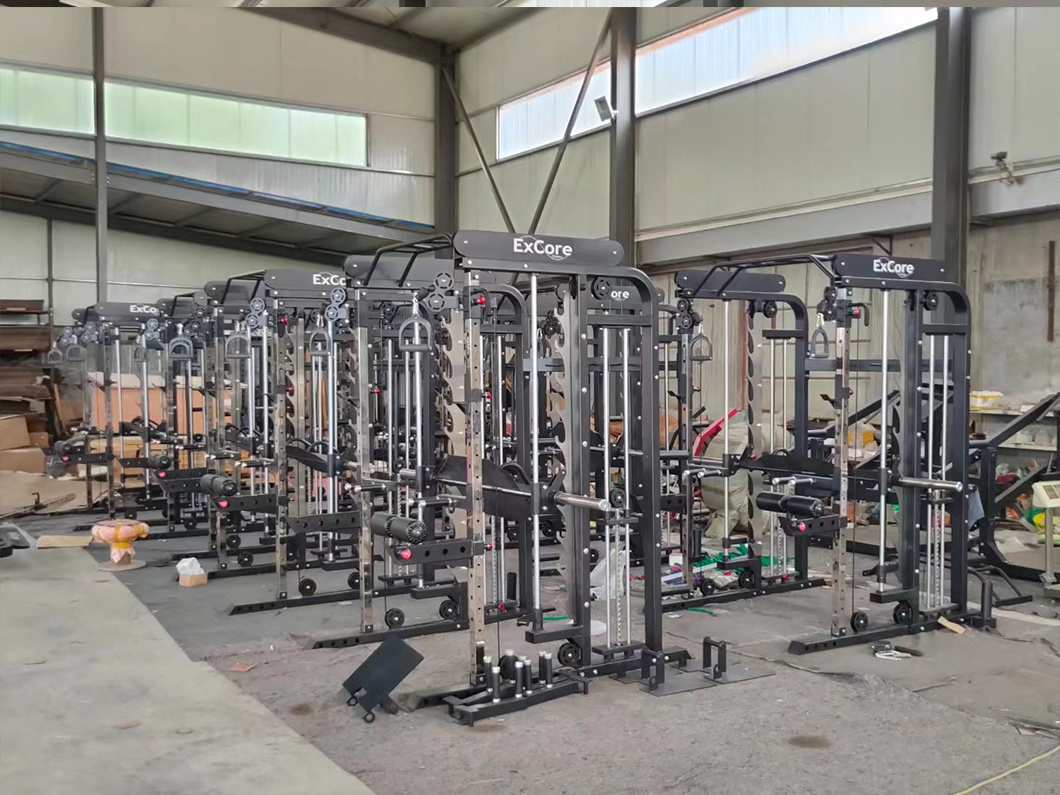 Gym Popular Style Fitness Equipment Multi-Functional Cable Crossover Smith Machine