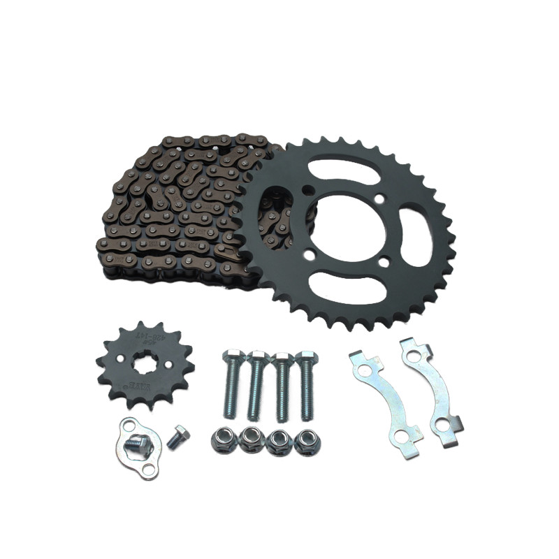 Factory custom steel YAYE 428H-100L chain sprocket set for DY100 CD110 Motorcycle