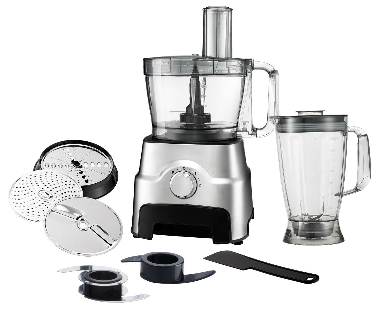 3.5L Bowl FP407 1000W Food Processor With Blender Jar And Grinder