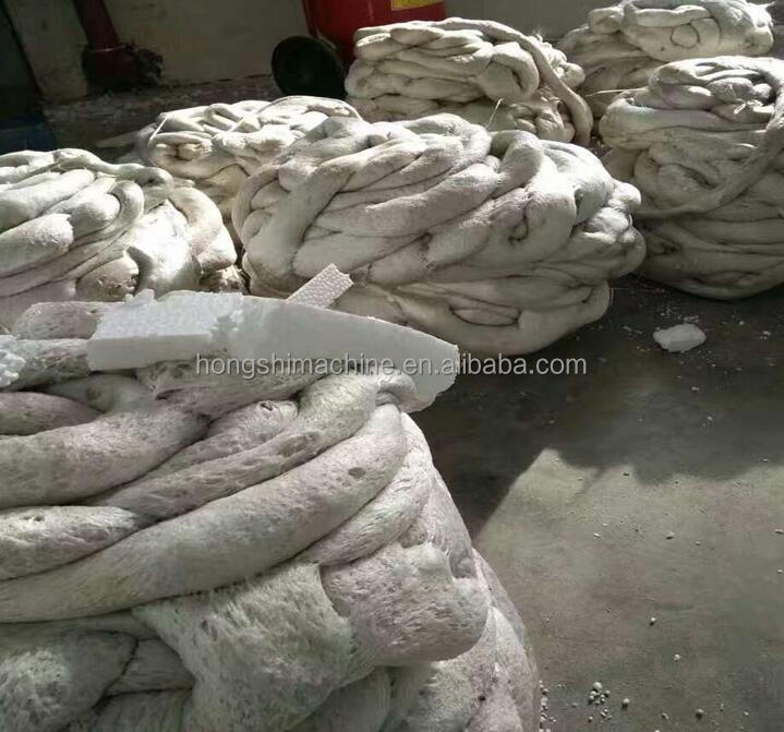EPS styrofoam hot melting recycle machine / Fast food box EPS polystyrene foam melting machine