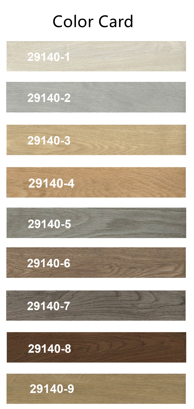 GKBM FT-W29140-3 Eco-friendly Antibacterial Fireproof Unilin Click Light Brown Jump Color Oak Wood Grain SPC Flooring