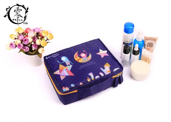 Cartoon Moon Star Cosmetic Bags, Portable Pouch Waterproof Material Makeup