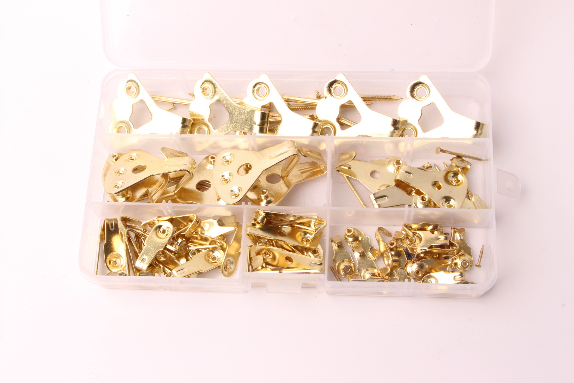 Sheet Metal Stamping Steel Small Sawtooth Nailess Silver Hardware Kit For Wood Frame
