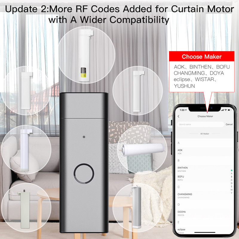 TV Fans Air Conditioner Universal Infrared Remote Control IR+RF Voice Wifi Smart Ir Remote Controller