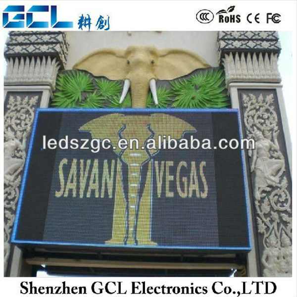2015 Hot Sale Vivid Image Fullcolor Outdoor LED Commercial Display Videos
