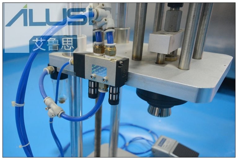 20-30 Bot / Min Perfume Manufacturing Equipment Semi Auto Vial Aluminum Ampoule Crimping Machinery