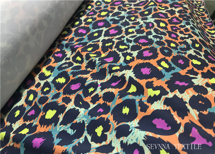 Custom Digital Printing Eco Friendly Swimwear Fabric High Colorfastness