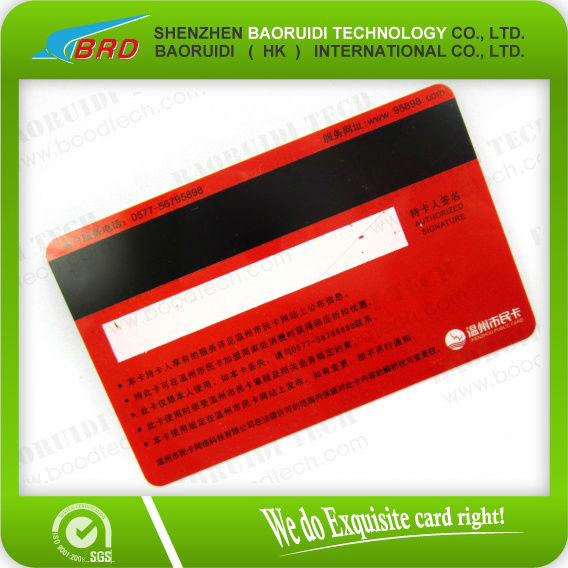 Popular and Beautiful Magnetic Stripe Smart Card