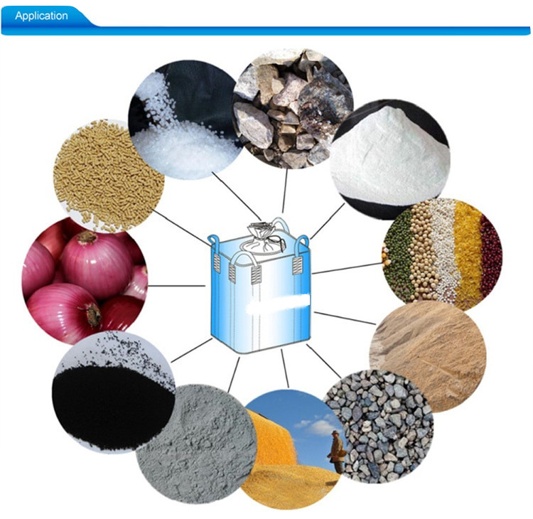 Customized 1000kg PP Woven Jumbo Bags Filling Spout Top / Full Open Top Available
