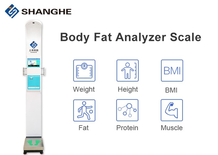 AC100V - 240V Bmi Weight Scale , Ultrasonic Instrument Used To Measure Body Fat