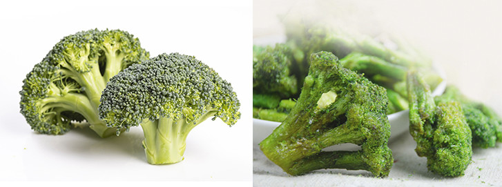 200kg Broccoli Vegetable Chips Making Machine High Performance 75-110℃ Temperature